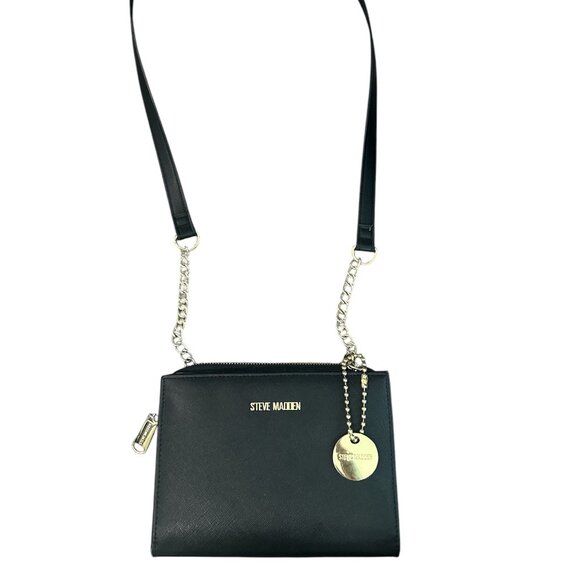 Steve Madden Black Crossbody‎ Bag - Picture 1 of 5